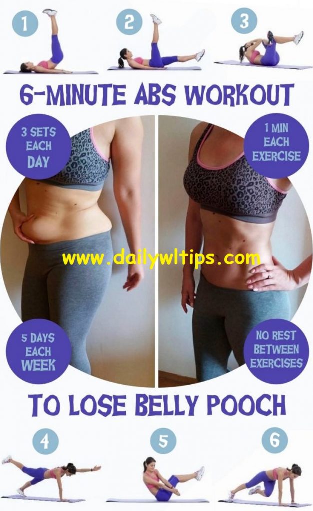Best Workouts to Loose Belly Pooch Easy